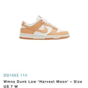 Nike Women's Dunk Low in Tan and White